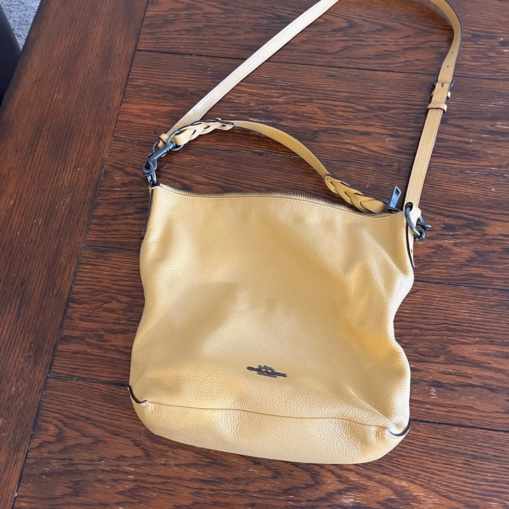 Coach Yellow Crossbody Bag